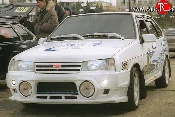 7 799 р. Передний бампер Рузанов Лада 21099 (1990-2004) (Без сетки, Неокрашенный)  с доставкой в г. Белгород