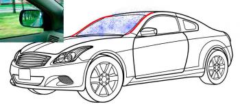 1 699 р. Водостоки (дефлектора) лобового стекла Стрелка 11 Tesla Model 3 (2017-2025)  с доставкой в г. Белгород. Увеличить фотографию 3
