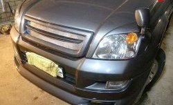 11 399 р. Решётка радиатора JAOS Toyota Land Cruiser Prado J120 (2002-2009) (Неокрашенная)  с доставкой в г. Белгород. Увеличить фотографию 2