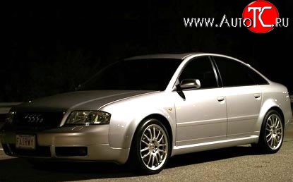 4 749 р. Пороги накладки Vortex Audi A6 C5 дорестайлинг, седан (1997-2001) (Неокрашенные)  с доставкой в г. Белгород