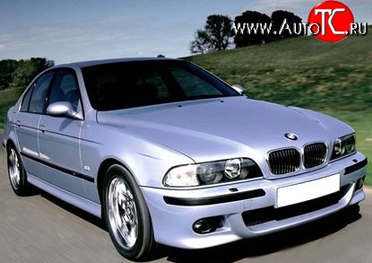 8 149 р. Передний бампер M-Technic BMW 5 серия E39 седан дорестайлинг (1995-2000) (Без сетки, Неокрашенный)  с доставкой в г. Белгород