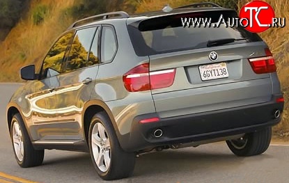 5 949 р. Задний бампер Standart BMW X5 E70 дорестайлинг (2006-2010) (Неокрашенный)  с доставкой в г. Белгород