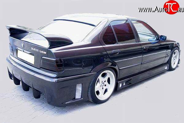 7 299 р. Задний бампер CarZone-CONCEPT BMW 3 серия E36 седан (1990-2000)  с доставкой в г. Белгород