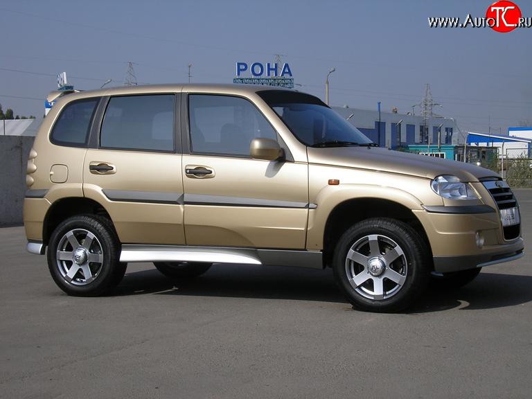 2 149 р. Пороги накладки Атака Лада 2123 (Нива Шевроле) дорестайлинг (2002-2008) (Неокрашенные)  с доставкой в г. Белгород