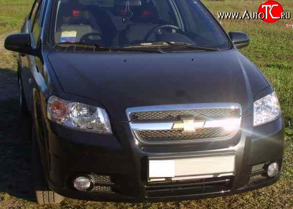 899 р. Реснички СT Chevrolet Aveo T250 седан рестайлинг (2006-2011) (Неокрашенные)  с доставкой в г. Белгород