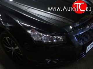 869 р. Реснички Style Chevrolet Cruze J300 седан дорестайлинг (2009-2012) (Неокрашенные)  с доставкой в г. Белгород