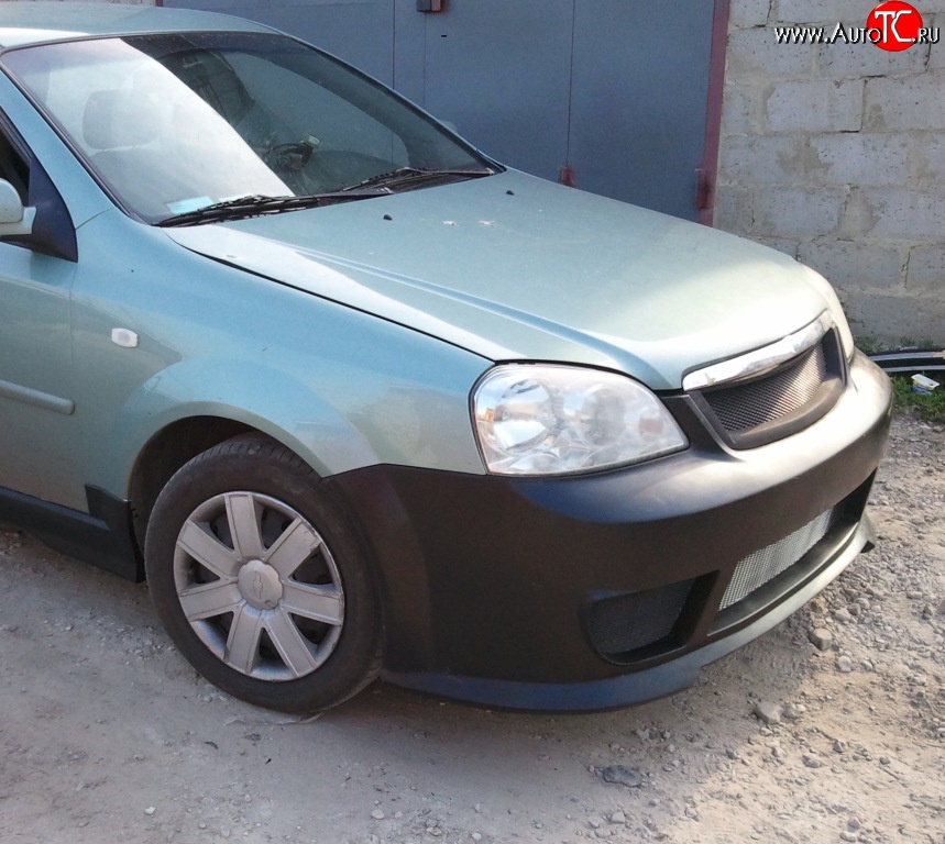 5 999 р. Передний бампер KATO Chevrolet Lacetti седан (2002-2013) (Неокрашенный)  с доставкой в г. Белгород