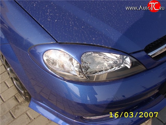 1 539 р. Реснички Атланта Chevrolet Lacetti хэтчбек (2002-2013) (Неокрашенные)  с доставкой в г. Белгород