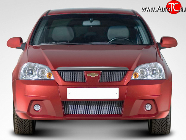 5 599 р. Передний бампер Style на Chevrolet Lacetti седан (2002-2013) (Неокрашенный)  с доставкой в г. Белгород