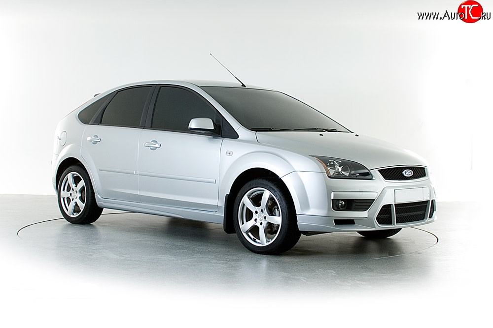 2 899 р. Накладка переднего бампера Sport Style Ford Focus 2  седан дорестайлинг (2004-2008) (Неокрашенная)  с доставкой в г. Белгород
