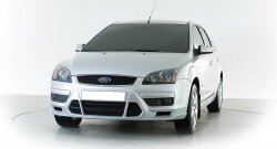 2 899 р. Накладка переднего бампера Sport Style Ford Focus 2  седан дорестайлинг (2004-2008) (Неокрашенная)  с доставкой в г. Белгород. Увеличить фотографию 2