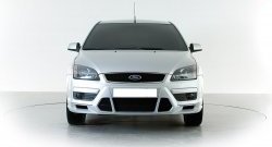 2 899 р. Накладка переднего бампера Sport Style Ford Focus 2  седан дорестайлинг (2004-2008) (Неокрашенная)  с доставкой в г. Белгород. Увеличить фотографию 3