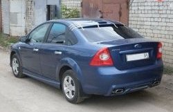 19 599 р. Задний бампер M-VRS Ford Focus 2  седан дорестайлинг (2004-2008) (Неокрашенный)  с доставкой в г. Белгород. Увеличить фотографию 2