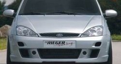 8 899 р. Передний бампер Rieger Ford Focus 1 седан дорестайлинг (1998-2002)  с доставкой в г. Белгород. Увеличить фотографию 2