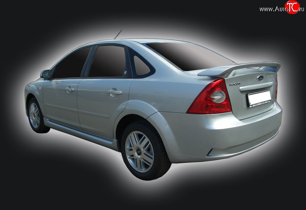 6 499 р. Задний бампер GT Dynamics Ford Focus 2  седан дорестайлинг (2004-2008) (Неокрашенный)  с доставкой в г. Белгород