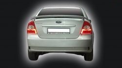 6 499 р. Задний бампер GT Dynamics Ford Focus 2  седан дорестайлинг (2004-2008) (Неокрашенный)  с доставкой в г. Белгород. Увеличить фотографию 2