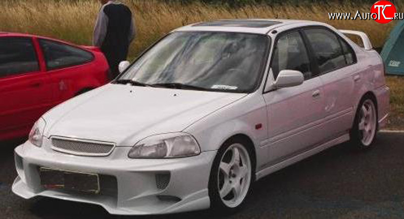 7 299 р. Передний бампер VeilSide Honda Civic EJ,EK,EM седан дорестайлинг (1995-1998) (кузов: седан)  с доставкой в г. Белгород
