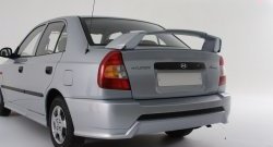 2 649 р. Спойлер Классик Hyundai Accent 2 LC седан дорестайлинг (ТагАЗ) (1999-2012) (Неокрашенный)  с доставкой в г. Белгород. Увеличить фотографию 2