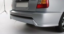 5 099 р. Задний бампер Классик Hyundai Accent 2 LC седан дорестайлинг (ТагАЗ) (1999-2012) (Неокрашенный)  с доставкой в г. Белгород. Увеличить фотографию 2