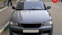 4 699 р. Передний бампер ATH-classic Hyundai Accent 2 LC седан дорестайлинг (ТагАЗ) (1999-2012) (Неокрашенный)  с доставкой в г. Белгород. Увеличить фотографию 2