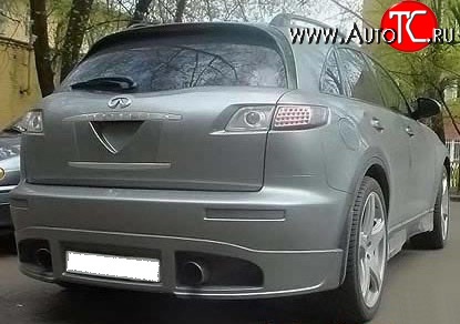 2 049 р. Накладка на гнездо номерного знака FX-Design INFINITI FX35 S50 дорестайлинг (2002-2005)  с доставкой в г. Белгород