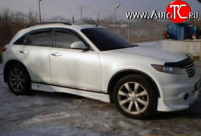 13 999 р. Пороги накладки FX-Design INFINITI FX45 S50 дорестайлинг (2002-2005) (Неокрашенные)  с доставкой в г. Белгород