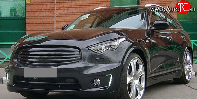 15 999 р. Решётка радиатора Style INFINITI FX50 S51 дорестайлинг (2008-2011) (Неокрашенная)  с доставкой в г. Белгород