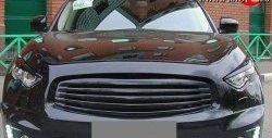 15 999 р. Решётка радиатора Style INFINITI FX50 S51 дорестайлинг (2008-2011) (Неокрашенная)  с доставкой в г. Белгород. Увеличить фотографию 2