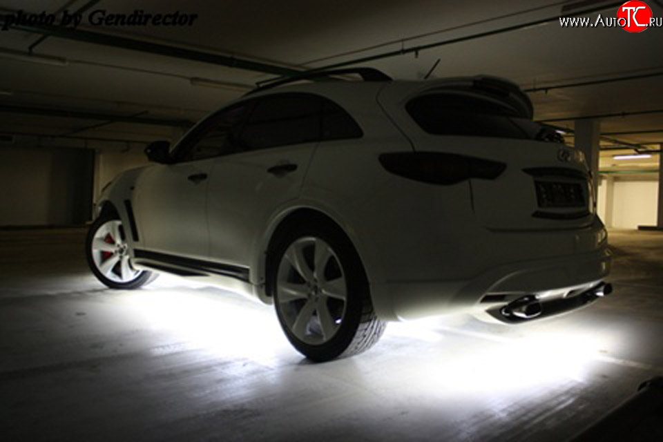 6 949 р. Спойлер Diablo INFINITI FX50 S51 дорестайлинг (2008-2011) (Неокрашенный)  с доставкой в г. Белгород