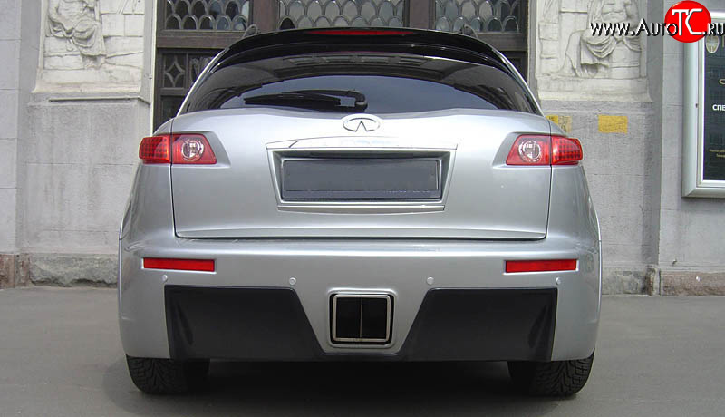 41 599 р. Задний бампер AERO INFINITI FX35 S50 дорестайлинг (2002-2005) (Неокрашенный)  с доставкой в г. Белгород