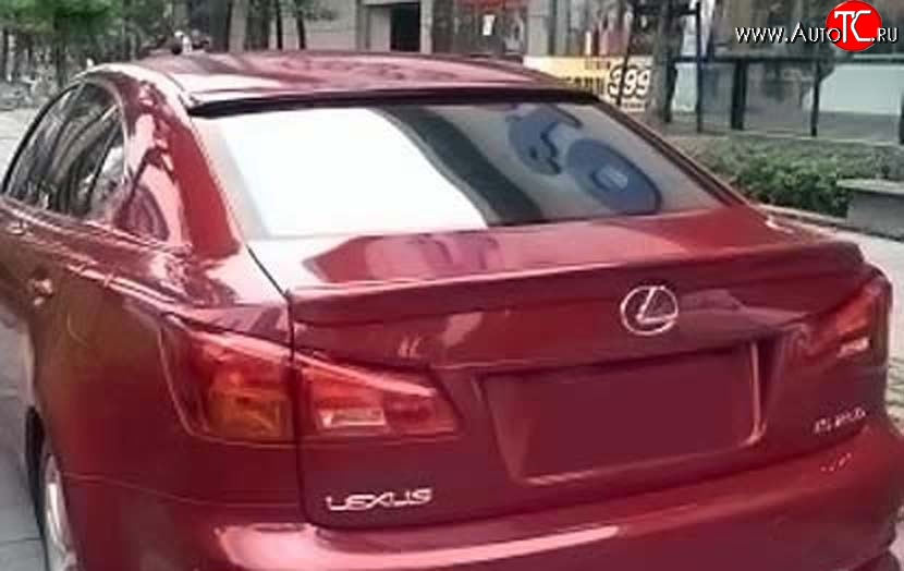 5 749 р. Козырёк на заднее лобовое стекло F-Sport Lexus IS250 XE20 седан дорестайлинг (2005-2013) (Неокрашенный)  с доставкой в г. Белгород