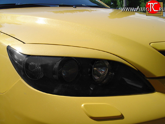 1 149 р. Реснички Sport Mazda 3/Axela BK дорестайлинг седан (2003-2006) (Неокрашенные)  с доставкой в г. Белгород