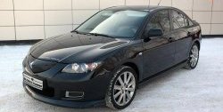 729 р. Реснички на фары Global-Tuning Mazda 3/Axela BK дорестайлинг седан (2003-2006) (Неокрашенные)  с доставкой в г. Белгород. Увеличить фотографию 3