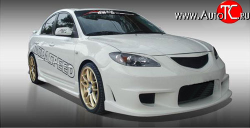 619 р. Реснички Mazda-Speed Mazda 3/Axela BK дорестайлинг седан (2003-2006) (Неокрашенные)  с доставкой в г. Белгород