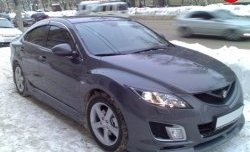 1 149 р. Реснички EX-Style Mazda 6 GH рестайлинг седан (2010-2012) (Неокрашенные)  с доставкой в г. Белгород. Увеличить фотографию 3