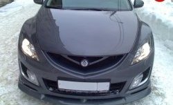 1 149 р. Реснички EX-Style Mazda 6 GH рестайлинг седан (2010-2012) (Неокрашенные)  с доставкой в г. Белгород. Увеличить фотографию 4
