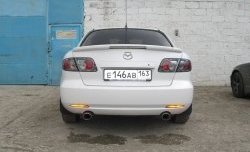 4 899 р. Спойлер GTI со стоп-сигналом Mazda 6 GG седан дорестайлинг (2002-2005) (Неокрашенный)  с доставкой в г. Белгород. Увеличить фотографию 2