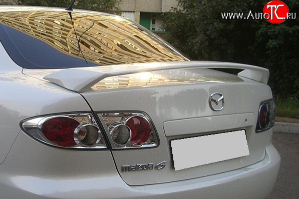 4 799 р. Спойлер RS Mazda 6 GG седан дорестайлинг (2002-2005) (Неокрашенный)  с доставкой в г. Белгород