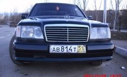 4 499 р. Накладка переднего бампера Elegance Mercedes-Benz E-Class S124 универсал рестайлинг (1993-1996)  с доставкой в г. Белгород. Увеличить фотографию 2