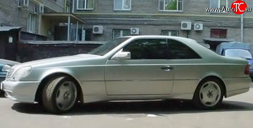 11 399 р. Пороги накладки AMG Mercedes-Benz S class W140 Купе (1991-1998) (Неокрашенные)  с доставкой в г. Белгород