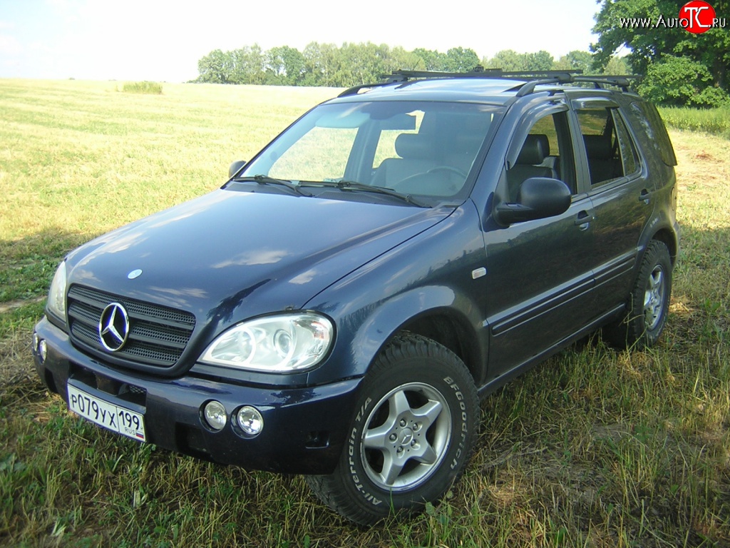 5 199 р. Передний бампер MT Mercedes-Benz ML class W163 дорестайлинг (1997-2001) (Неокрашенный)  с доставкой в г. Белгород