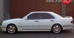 3 799 р. Накладка заднего бампера LORINZER Style Mercedes-Benz E-Class W210 дорестайлинг седан (1996-1999) (Неокрашенная)  с доставкой в г. Белгород. Увеличить фотографию 2