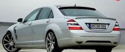 16 049 р. Пороги накладки LORINSER Mercedes-Benz S class 5 W221 седан дорестайлинг (2005-2009) (Неокрашенные)  с доставкой в г. Белгород. Увеличить фотографию 2