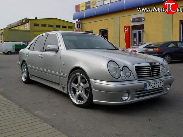 8 149 р. Передний бампер Lorinzer Mercedes-Benz E-Class W210 дорестайлинг универсал (1996-1999) (Дорестайлинг, Неокрашенный)  с доставкой в г. Белгород