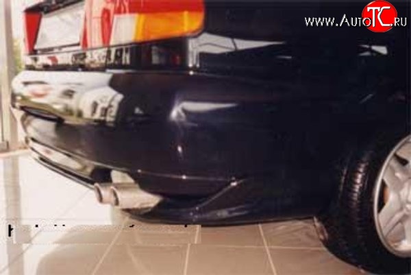 4 499 р. Накладка заднего бампера Racing Mitsubishi Carisma (1999-2004)  с доставкой в г. Белгород