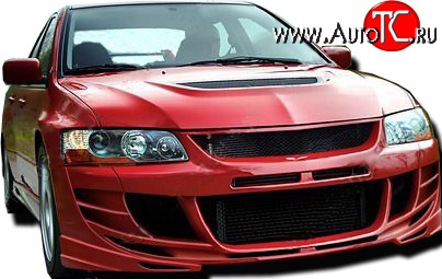 11 099 р. Передний бампер Sport Mitsubishi Lancer Evolution 8 CT9A седан (2003-2005)  с доставкой в г. Белгород