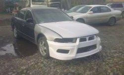 11 099 р. Передний бампер Evo style Mitsubishi Galant 8  дорестайлинг седан (1996-1998) (Без сетки, Неокрашенный)  с доставкой в г. Белгород. Увеличить фотографию 6