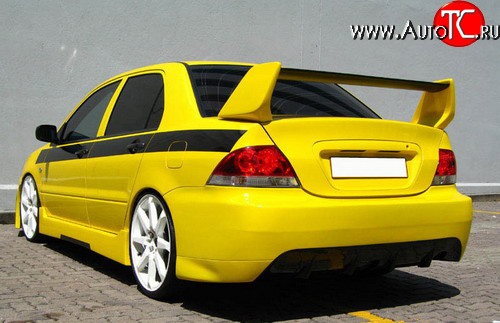 10 699 р. Антикрыло Accolade Evo Mitsubishi Lancer 9 CS седан 1-ый рестайлинг (2003-2005) (Неокрашенный)  с доставкой в г. Белгород