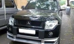 10 599 р. Накладка переднего бампера Sport Mitsubishi Pajero 4 V80 дорестайлинг (2006-2011) (Неокрашенная)  с доставкой в г. Белгород. Увеличить фотографию 2
