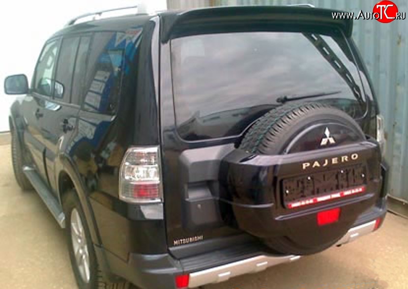 5 949 р. Спойлер Sport Mitsubishi Pajero 4 V80 дорестайлинг (2006-2011) (Неокрашенный)  с доставкой в г. Белгород